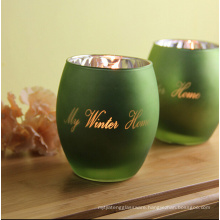 Haonai glass hot sale! cute glass candle cup